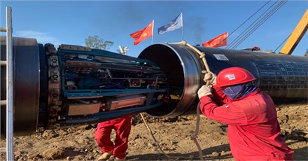 Xionggu pipeline automatic welding machine helps Fujian natural gas pipeline network phase II project